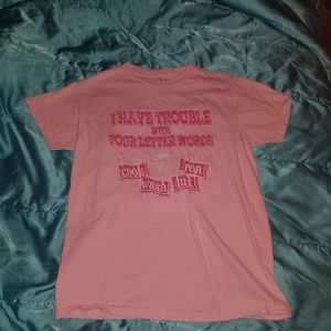 Pink shirt